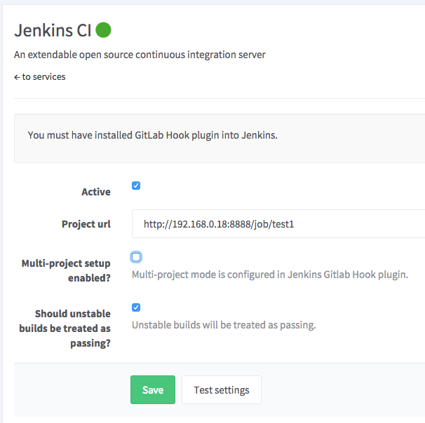 Jenkins Unstable Passing