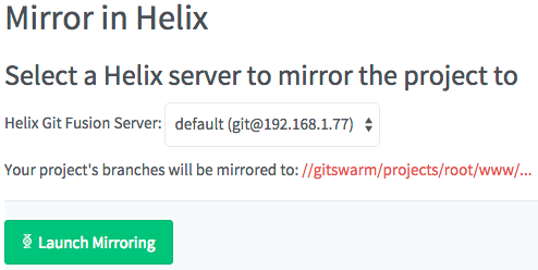 Mirror in Helix