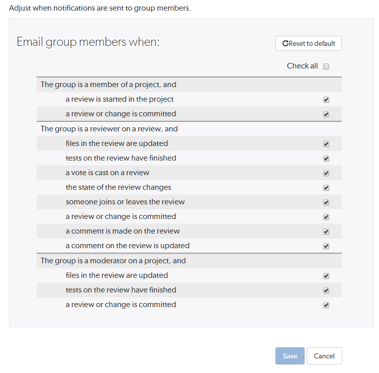 Group Email Notification Form image