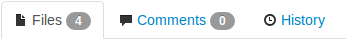 Files tab on Reviews page