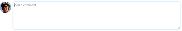 Comment area in a diff
