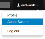userid drop-down menu