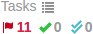 Task counts/status summary.