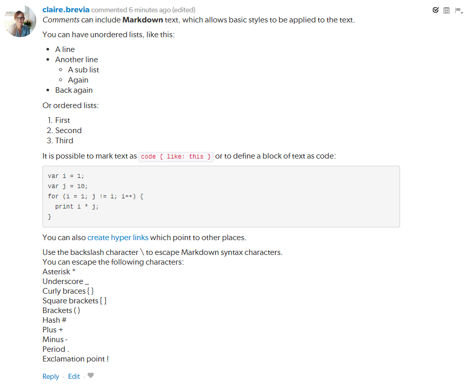 Markdown