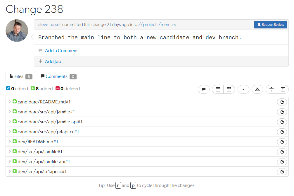 The Change page Change Page image