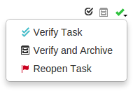 Drop-down Menu for Addressed Tasks Image of Drop-down Menu for Addressed Tasks