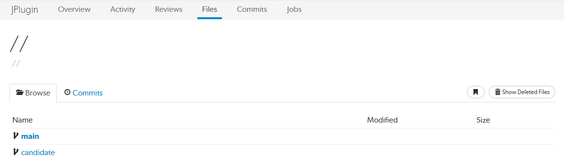 Initial Files Listing for a Project Image of the Initial Files Listing for a Project