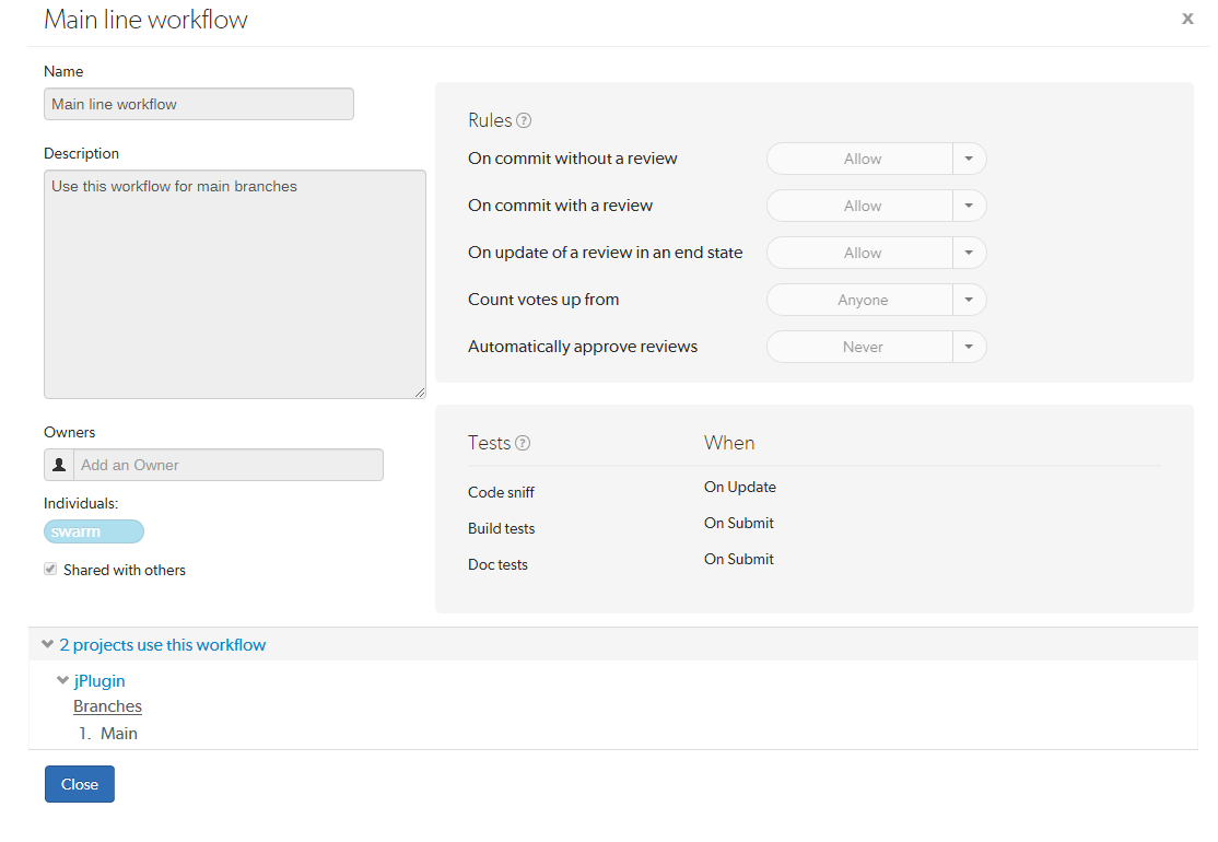 Read Only Workflow image