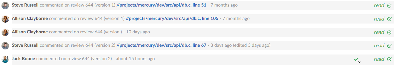 All Comments Marked as Read Image of All Comments Marked as Read