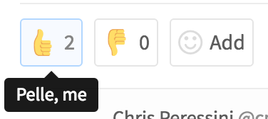 Emoji bar in GitSwarm