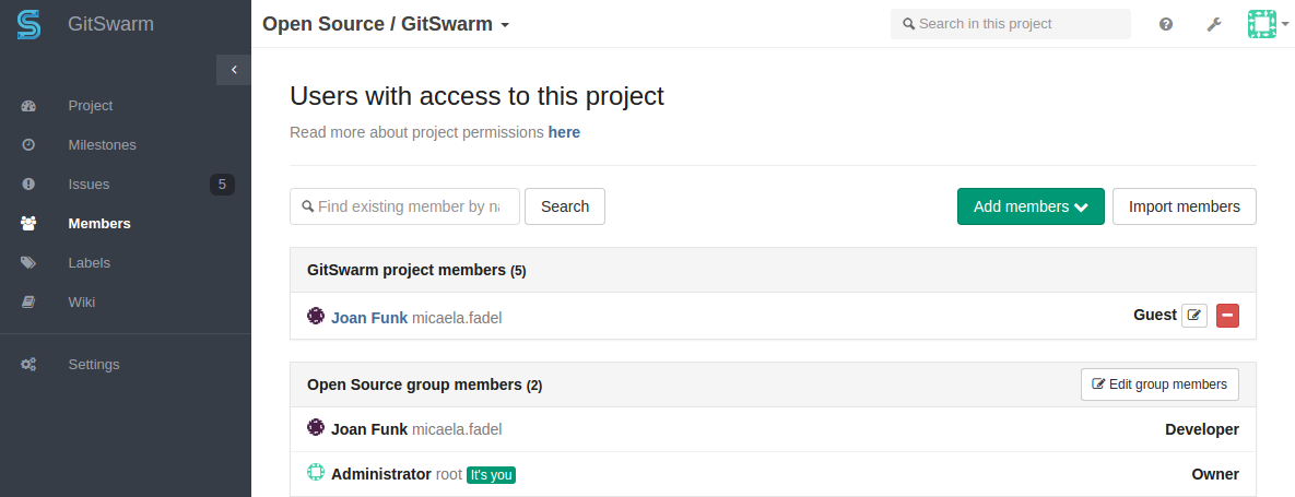 Barry effectively has 'Master' access to GitLab CI now