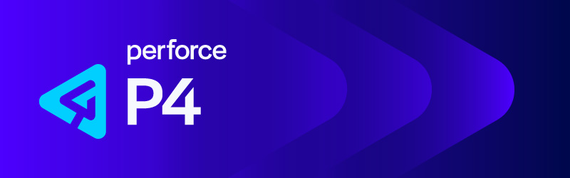 P4 Logo on purple background.