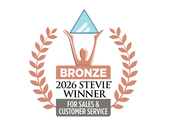 2026 Stevie Award for Sales & Customer Service