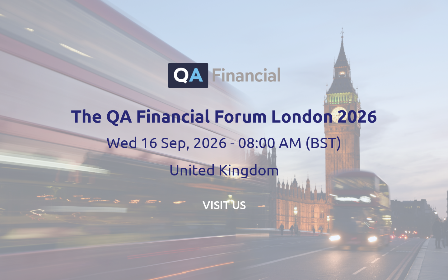  The QA Financial Forum London 2026