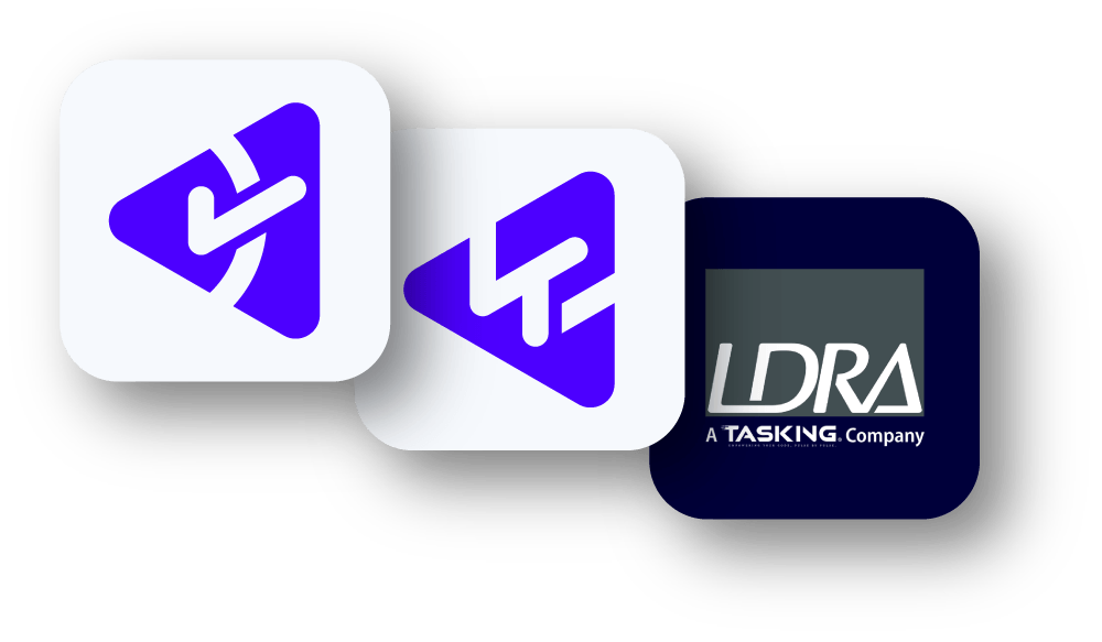Perforce QAC, Perforce Klocwork, and LDRA logos.
