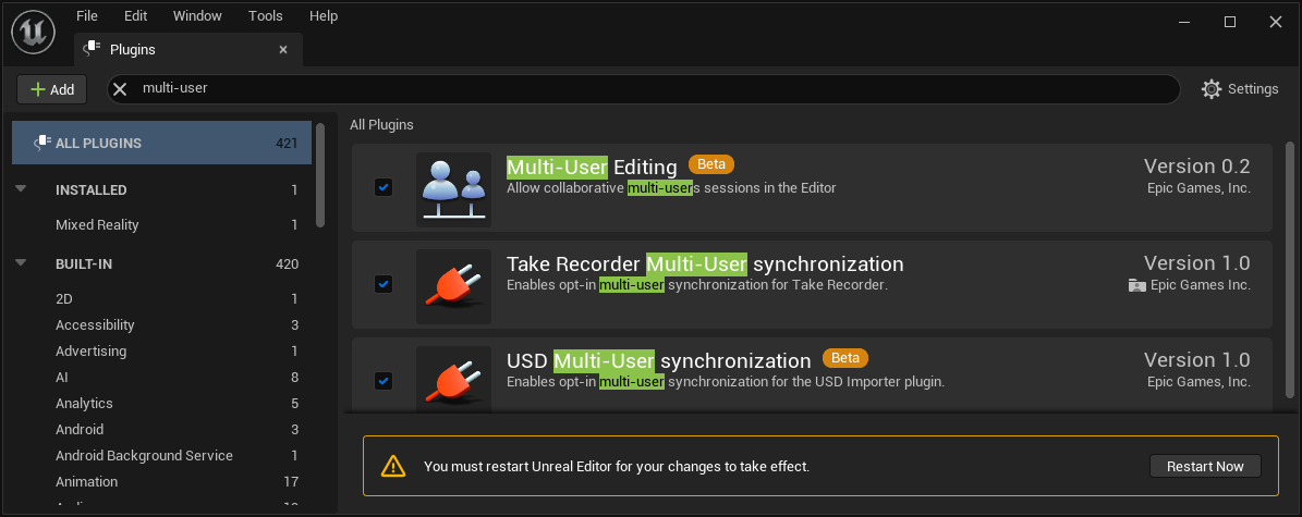 Enable the Plugin
