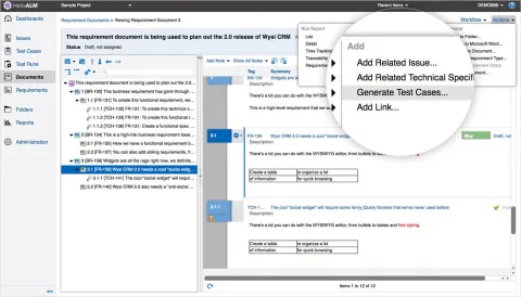 Getting started with Helix ALM, how to add a test case.