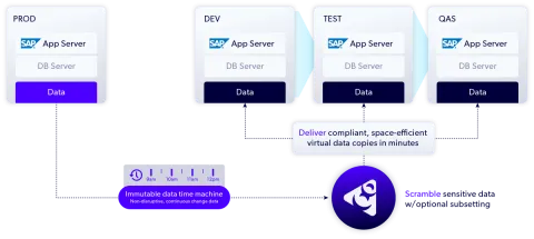 Diagram of a SAP-centric environment workflow
