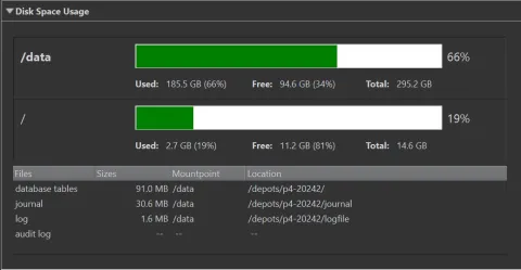 Disk Usage P4V