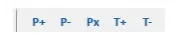 TotalView process thread toolbar buttons screenshot.
