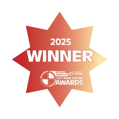 2025 North American Software Testing Award Winner Badge