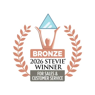 2026 Stevie Award for Sales & Customer Service